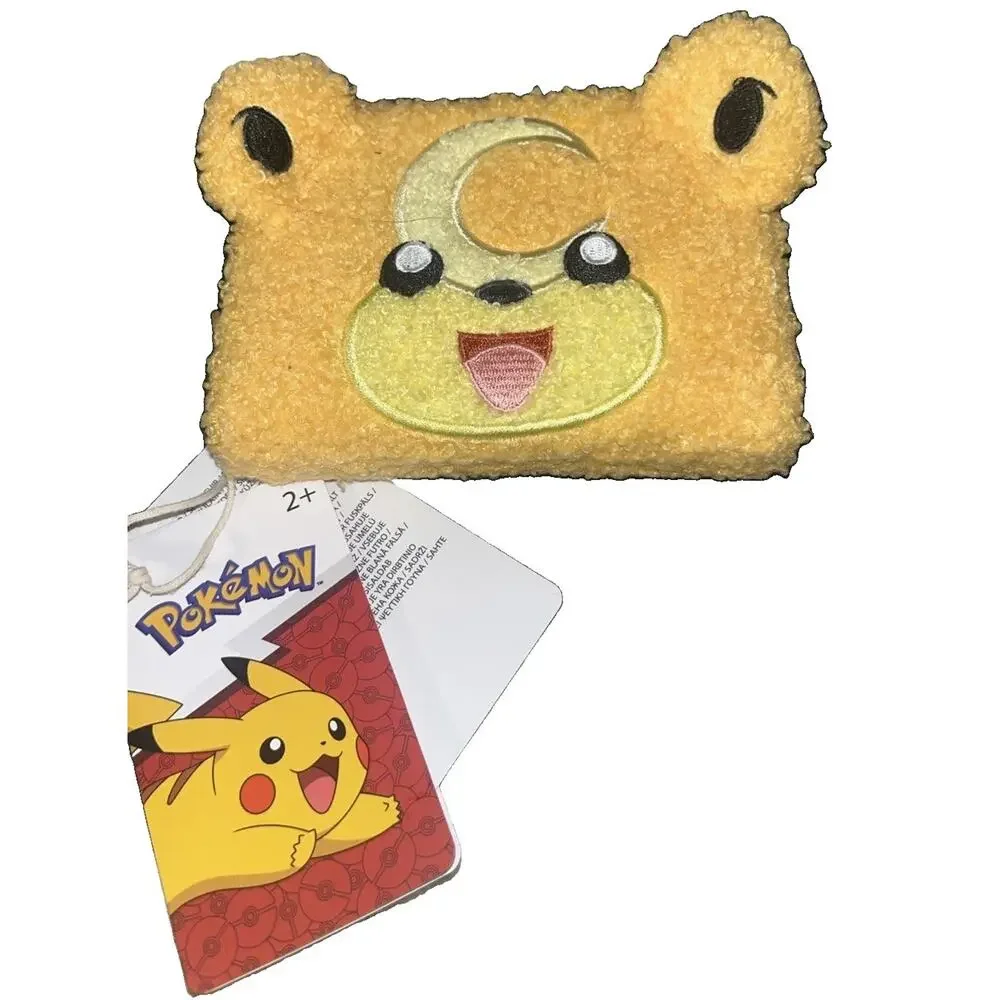 Loungefly Pokémon Teddiursa Limited Edition Sherpa Cosplay Zip Around Wallet New